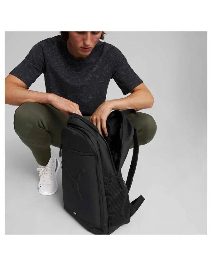 Puma Rucksack Tasche Schwarz Buzz Backpack Sport Freizeit Schule Reise NEU