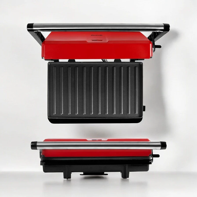 Kontaktgrill mini Grill Sandwichtoaster 750 Watt Sandwichmaker Tischgrill