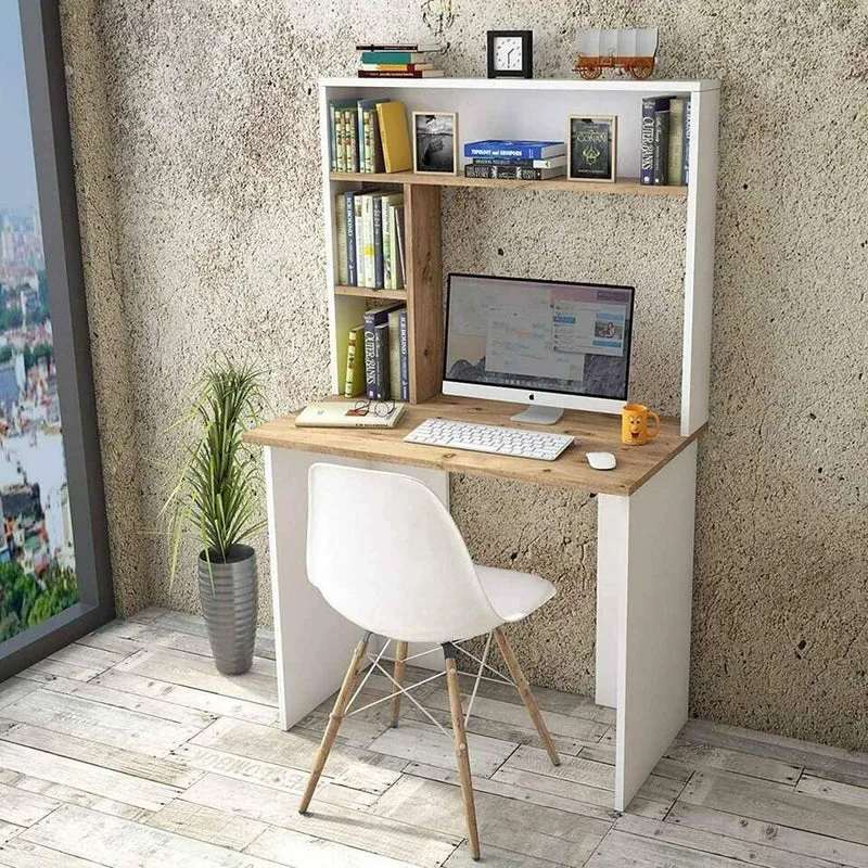Computertisch Schreibtisch Arbeitstisch mobiler Bürotisch PC Tisch mit Ablagen