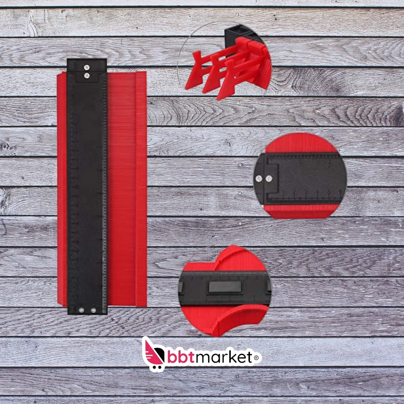 Konturlehre Duplikator Feststellbar set, 3PCS Konturenlehre 120-140-250mm, neu