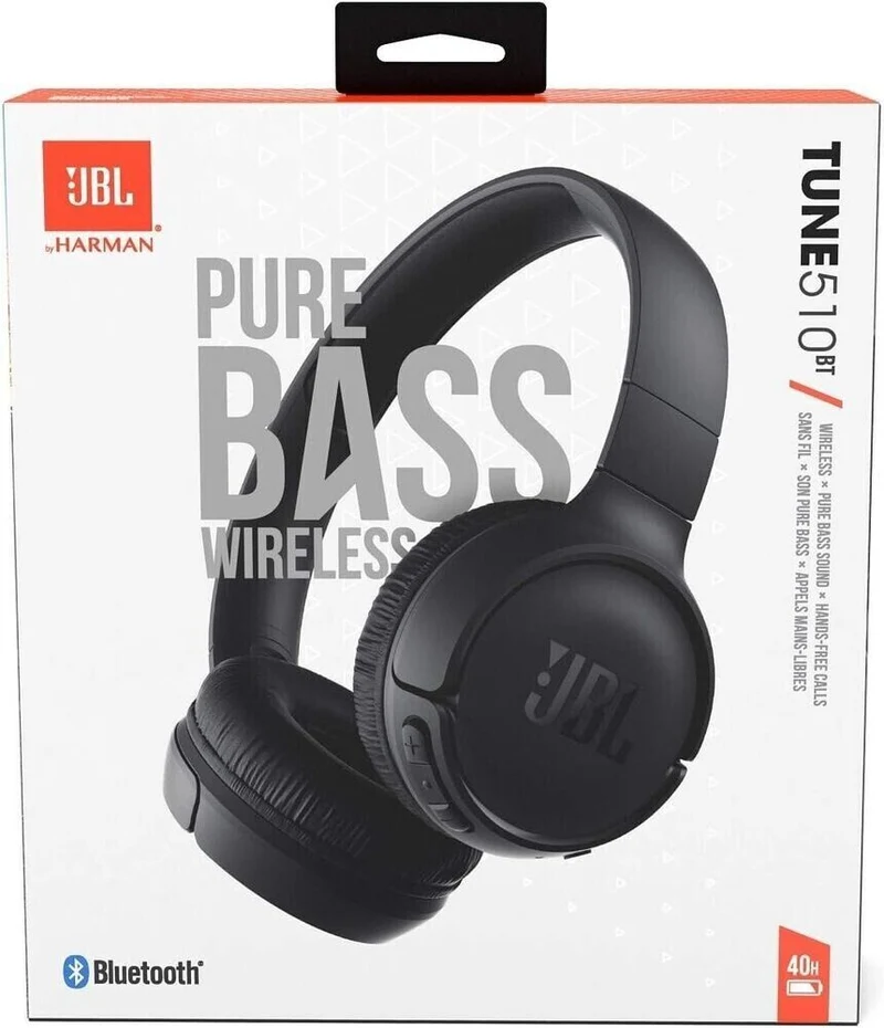 JBL Tune 510BT Bluetooth Kopfhörer Wireless Headphone Faltbare Over-Ear Akku neu