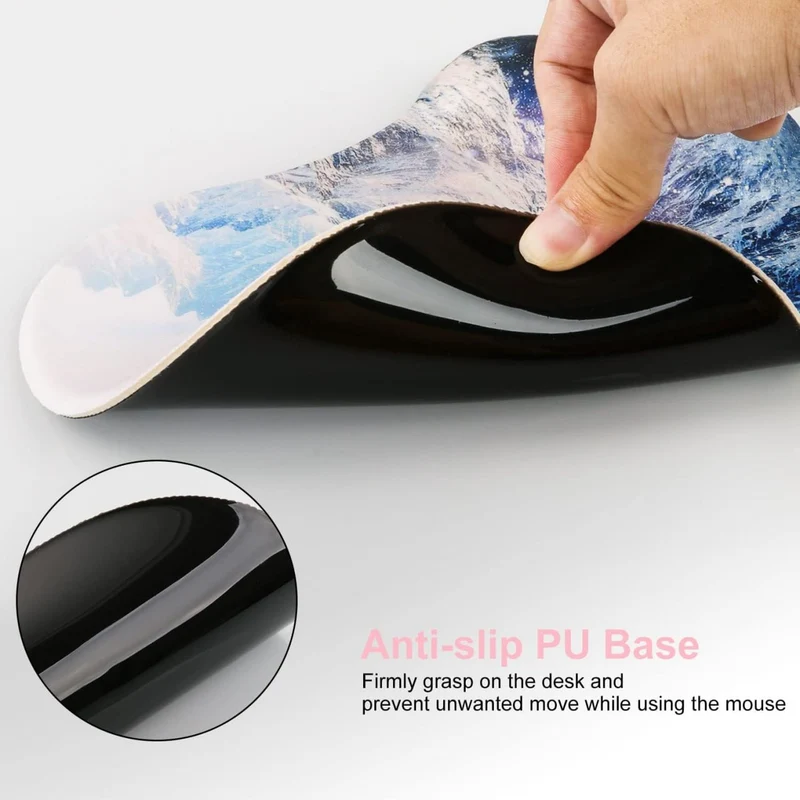 Ergonomische Mauspad Handgelenkauflage Gummibasis für Laptop-Computer Gaming