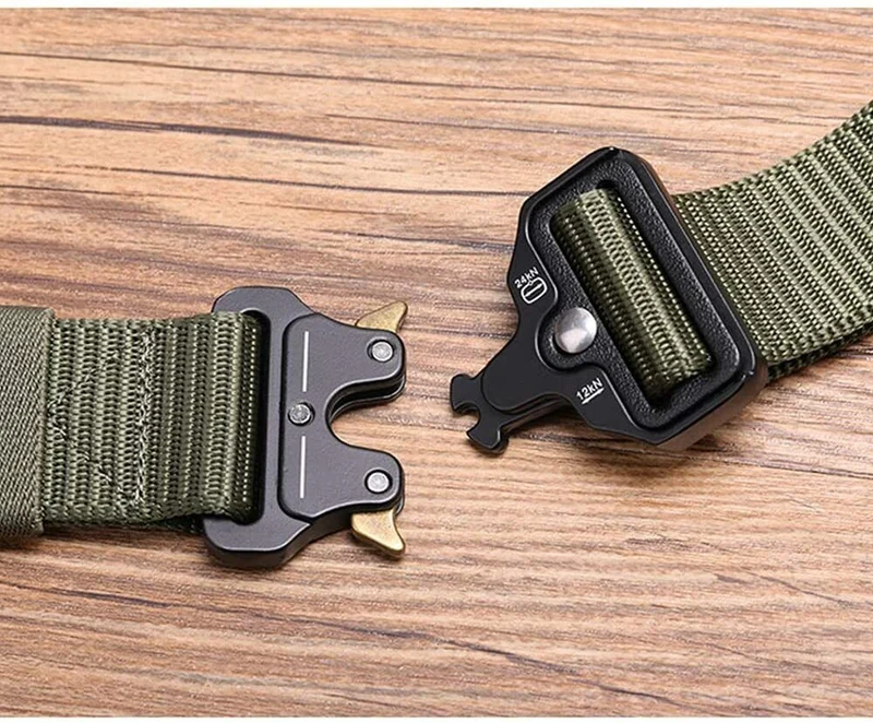 Arbeitsgürtel, Taktischer Gürtel, Militärstil Metallschnalle Herren Geschenk Set