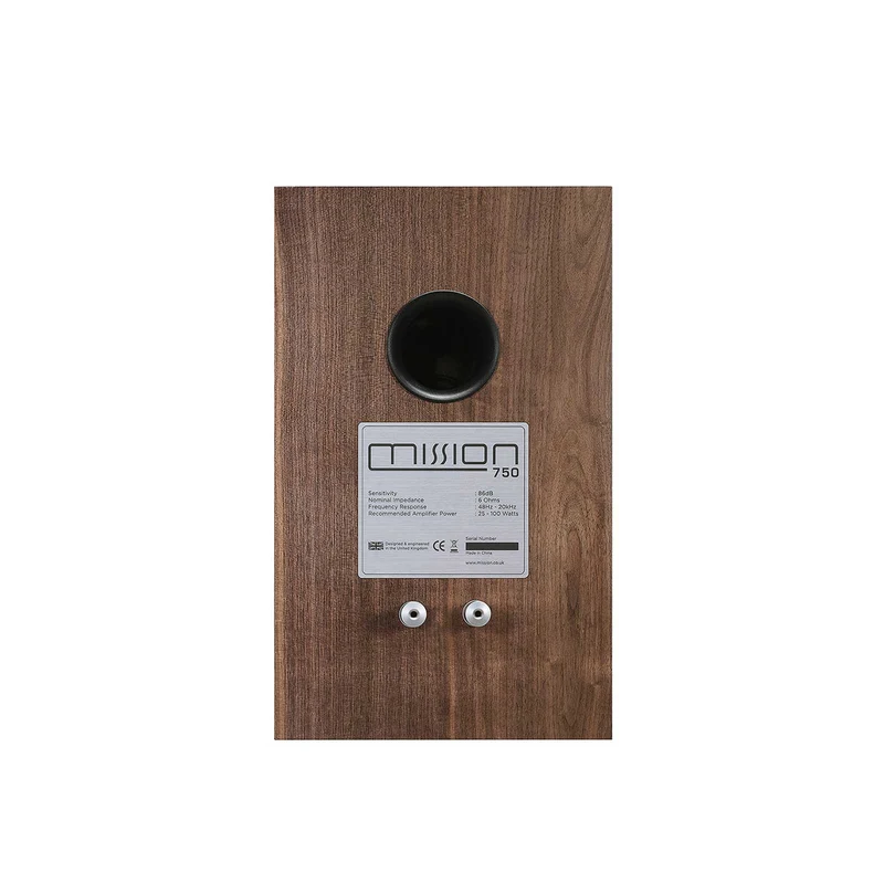 Mission 750 Bookshelf Speakers - Walnut - Pair