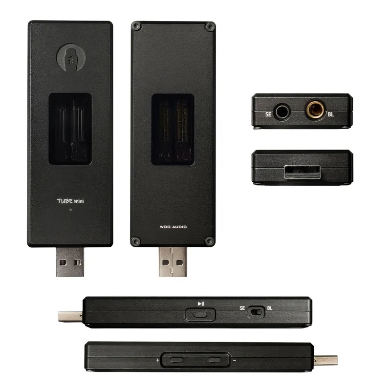 Woo Audio TUBE mini Balanced Headphone Amplifier and DAC - Red