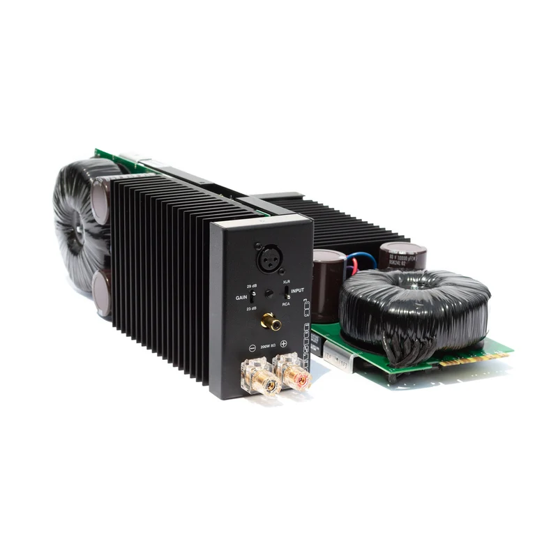 Bryston 9B³ Five-Channel Amplifier - Black - 17 Inch Faceplate with Green LEDs