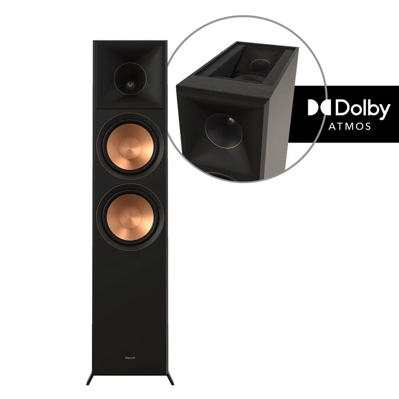 Klipsch Reference Premiere RP-8060FA II Floorstanding Speaker - Walnut - Each