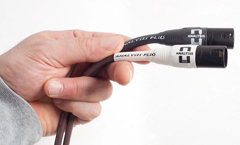 Analysis Plus Chocolate Oval Interconnect Cable - 1.0 Meter - XLR to XLR - Pair