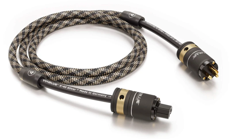 VIABLUE Power Cables - X-40 Silver 4.0MM