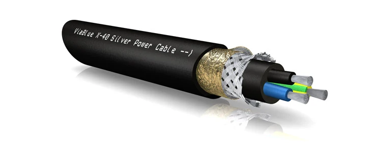 VIABLUE Power Cables - X-40 Silver 4.0MM