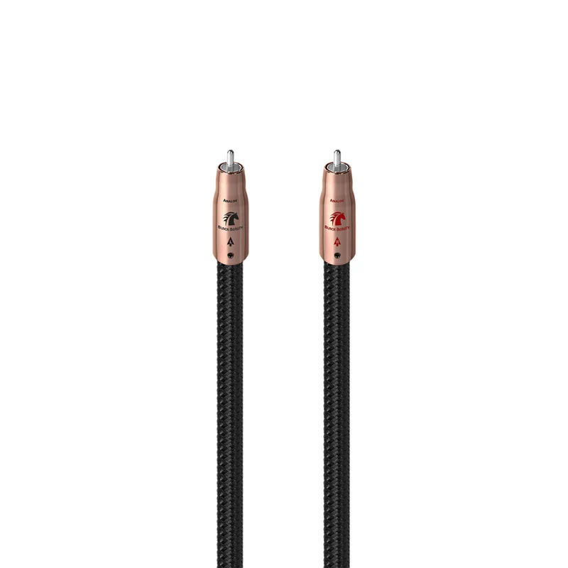 AudioQuest Black Beauty Interconnect Cable - 0.6 Meter - RCA to RCA - Pair