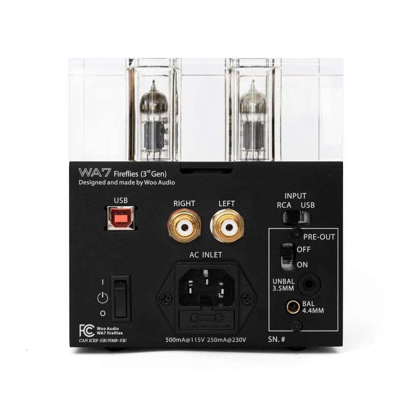 Woo Audio WA7 Fireflies Tube Headphone Amplifier with DAC