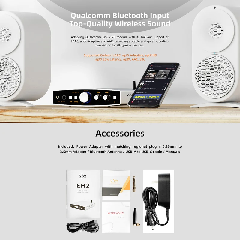 Shanling EH2 Desktop Headphone DAC/Amp