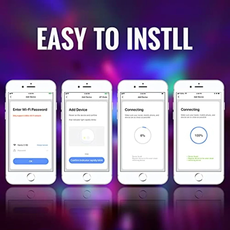 2 Stück x WLAN LED-Lampe E27 9W Birne Dimmbar App-Steuerung für Alexa Google