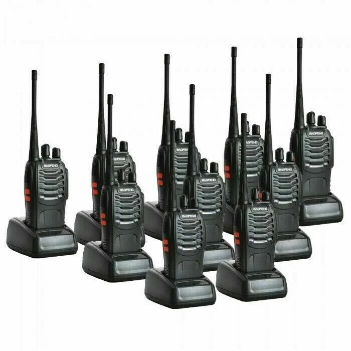 Baofeng BF-888S Funkgerät Walkie Talkie mit großer Reichweite & 1500mAh