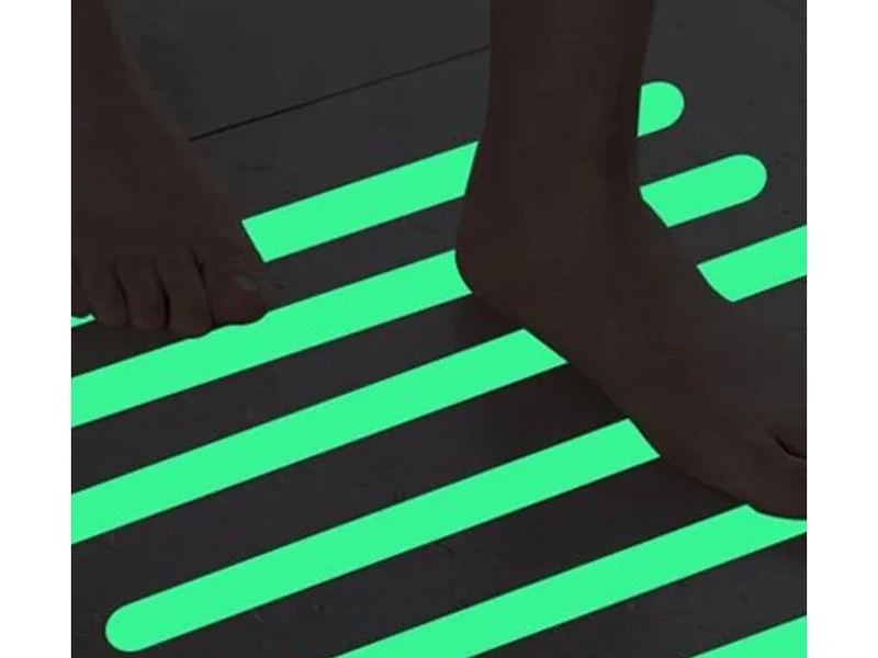 Fluoreszierendes Leuchtband 5m Grün 3cm – Selbstklebendes Nachtleuchtband für Treppen, Deko, Sicherheit und Markierung