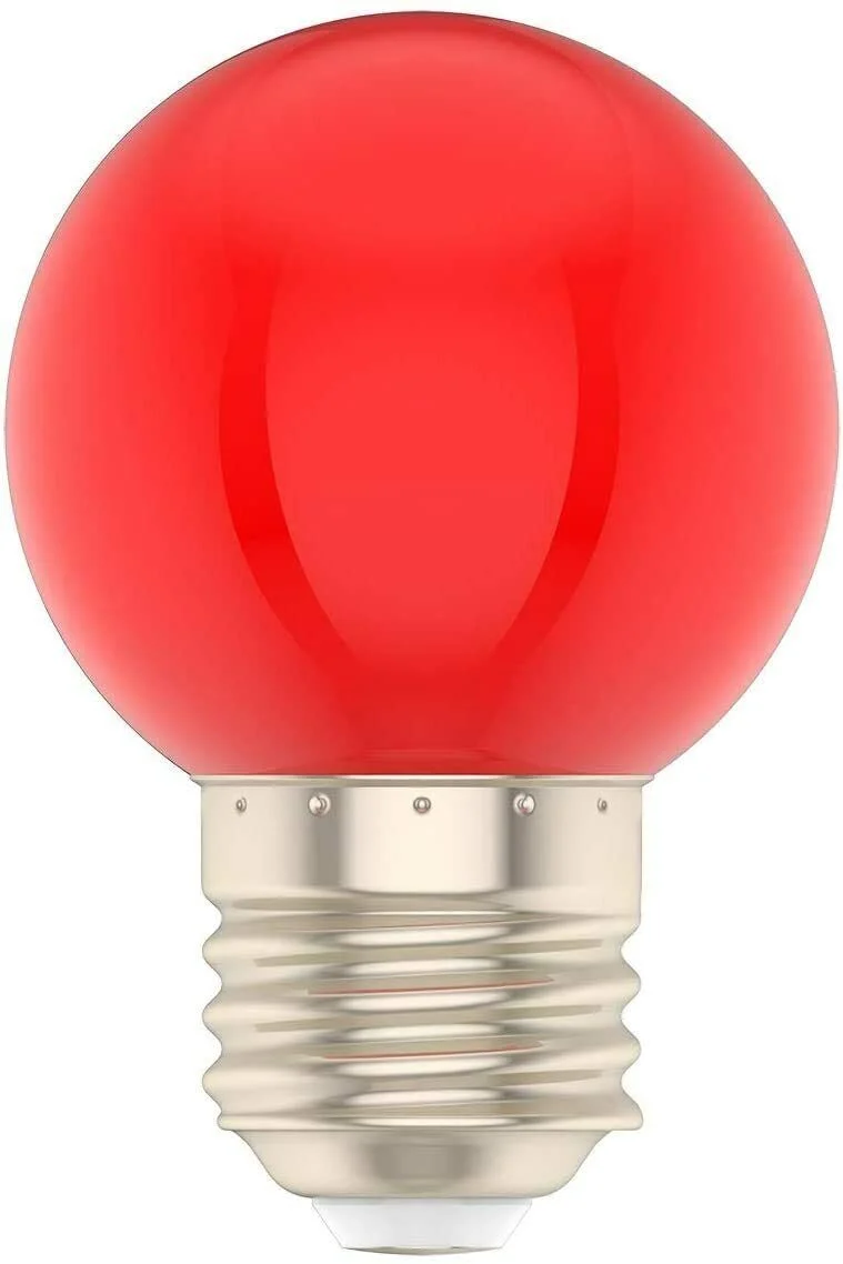 10er Pack LED Glühbirnen E27 – Farbige 1W Lampen für Party, Weihnachten & Deko