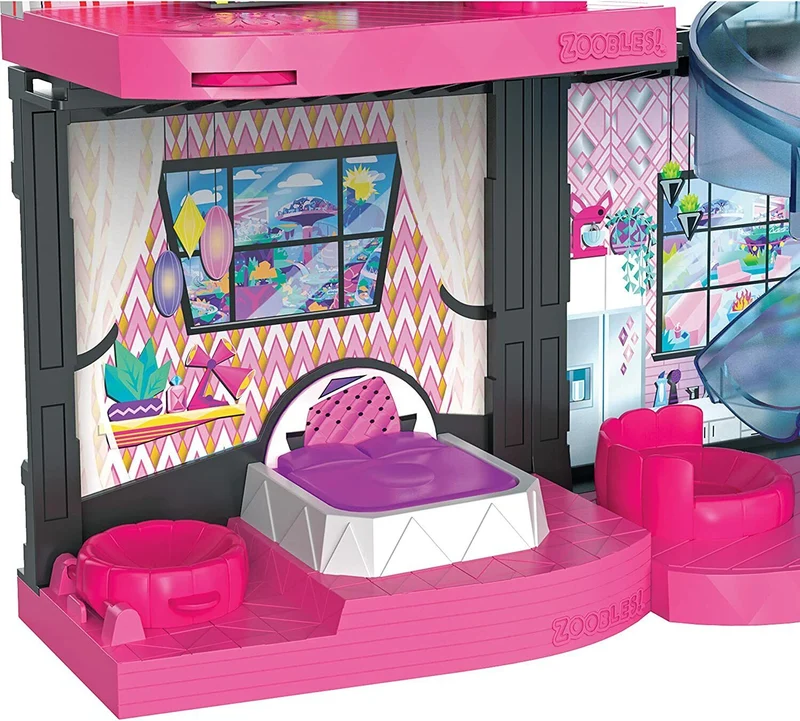 Zoobles Magic Mansion Traumhaus zum Verwandeln mit 6 Zimmern, Rutsche 19809426