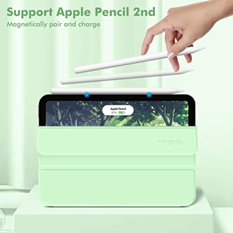 Magnetische Hülle für iPad Mini 6 (2021, 8.3 Zoll) mit Auto Sleep & Pencil Ladefunktion