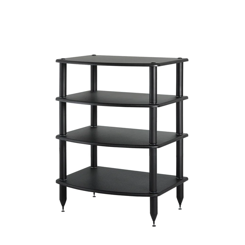 Pangea Audio Vulcan 4-Shelf Audio Rack - Carbon Fiber Shelves - Demo