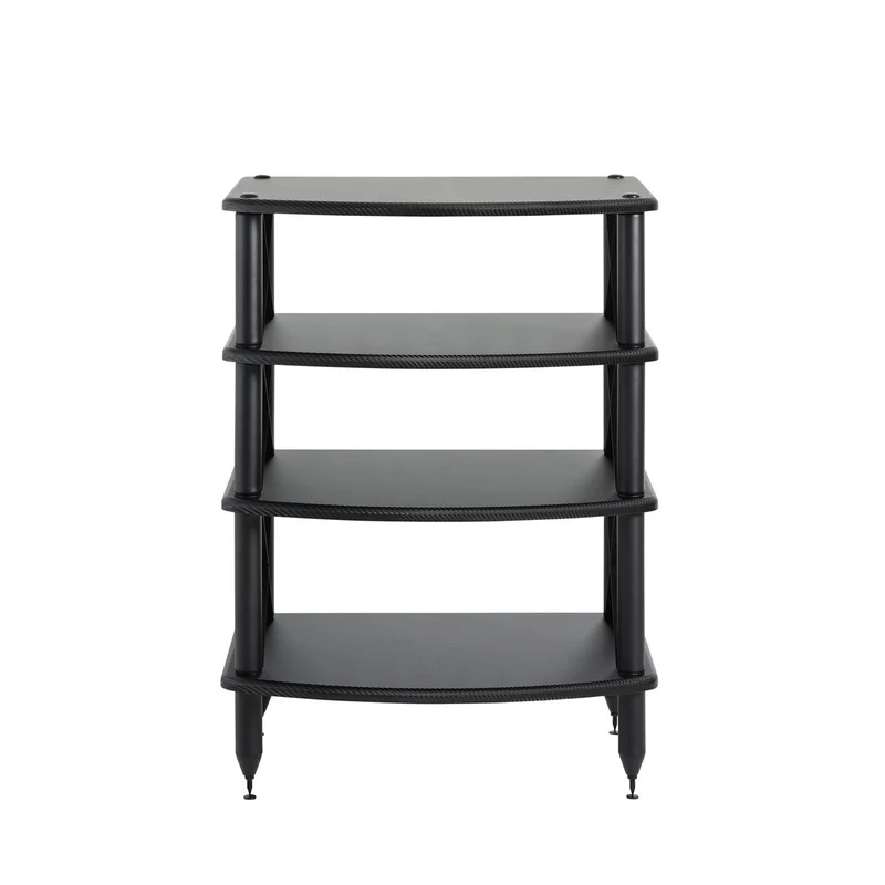 Pangea Audio Vulcan 4-Shelf Audio Rack - Carbon Fiber Shelves - Demo