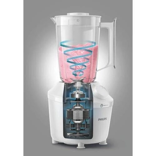 PHILIPS Standmixer 3000 Series 1,9 Liter, 450 Watt HR2041/00 weiß-NEU