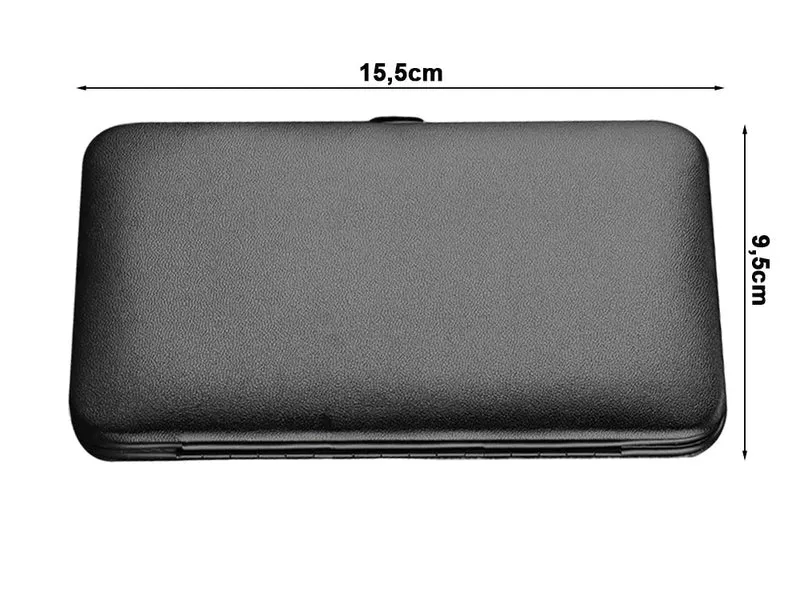 Maniküre Set 18-teilig – Nagelpflege Set mit Nagelknipser, Schere und Etui 5907451375853