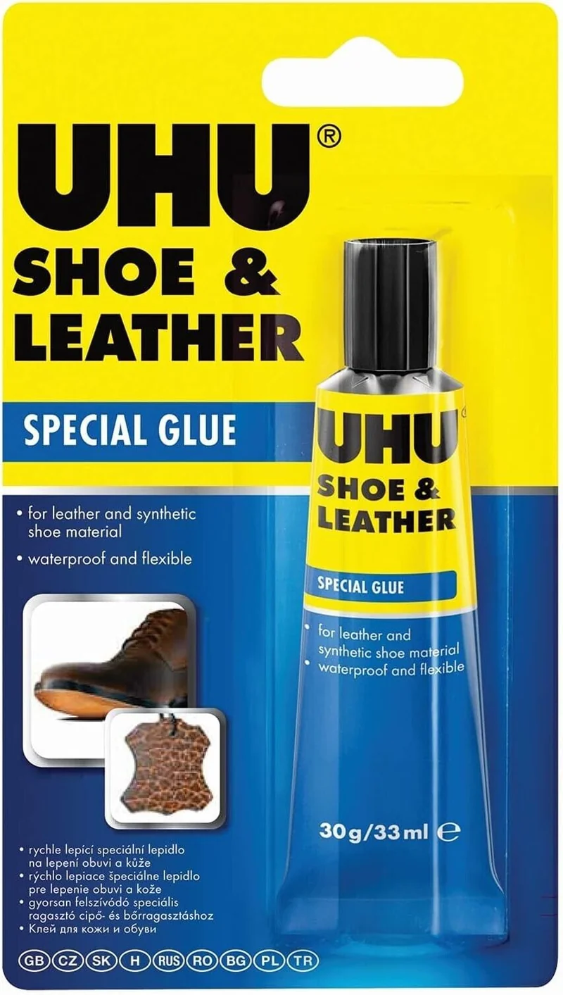 UHU SCHUH & LEDER Kleber 30g Tube Spezialkleber Lederkleber Schuhkleber neu