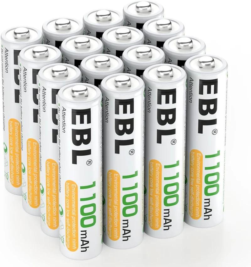 EBL AAA Akku 1100mAh 4/8/12/16 Stück -wiederaufladbare Batterien AAA, Typ NI-MH Batt NEU