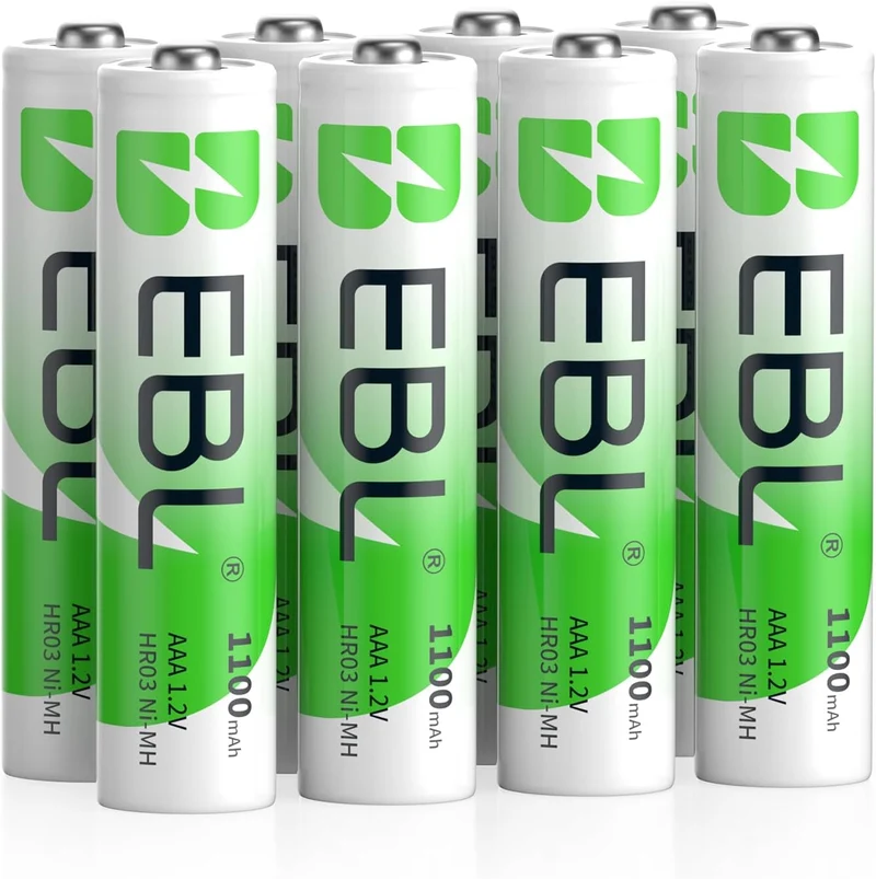 EBL AAA Akku 1100mAh 4/8/12/16 Stück -wiederaufladbare Batterien AAA, Typ NI-MH Batt NEU