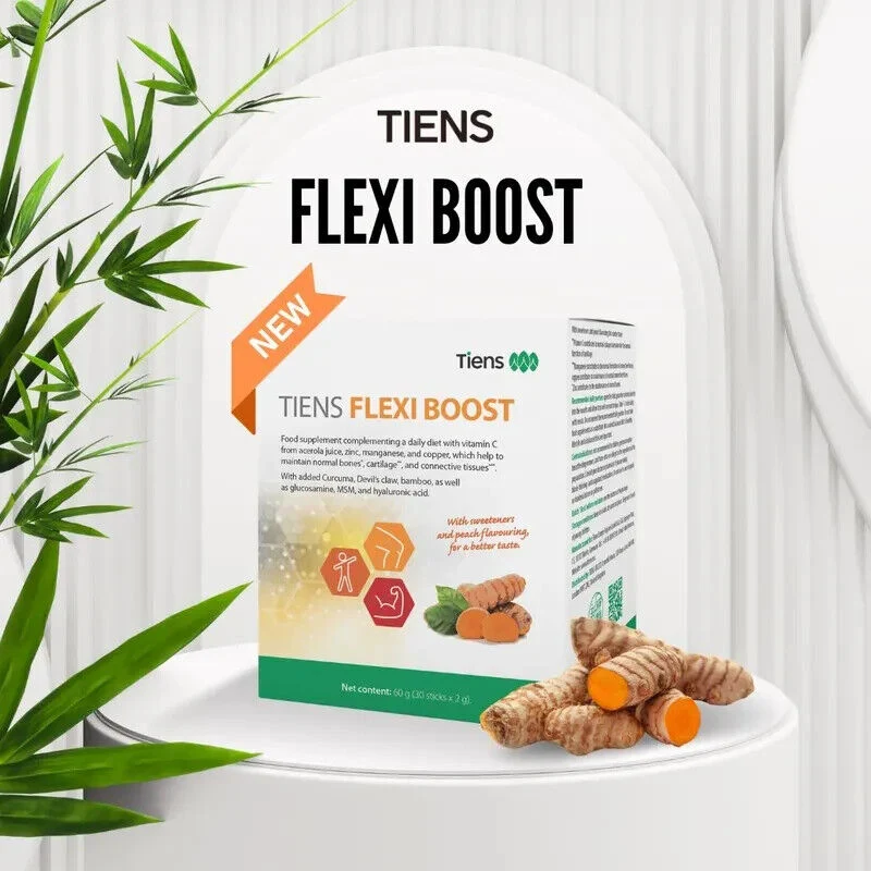 Tiens Flexi Booster 30 Stick mit Glucosamin Hyaluronsäure Zink Mangan 30 x 2g