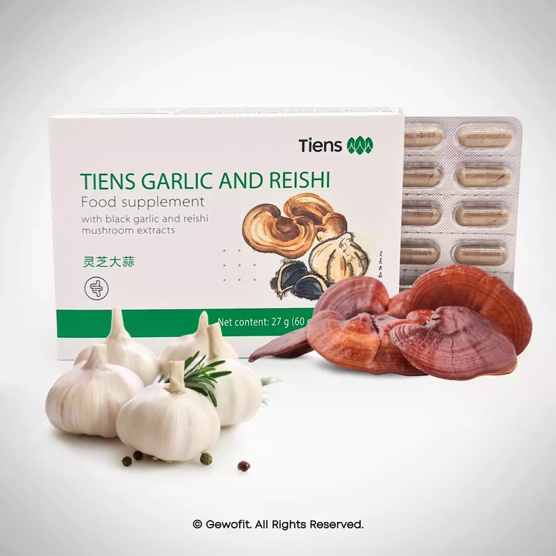 TIENS Schwarzer Knoblauch & Reishi Pilz – Natürliches Immunsystem-Boost