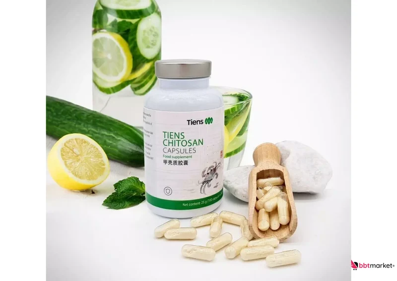 Tiens Chitosan Kapseln detoxen Entgiftung gesunde Ernährung - 25 g / 100 Kapseln