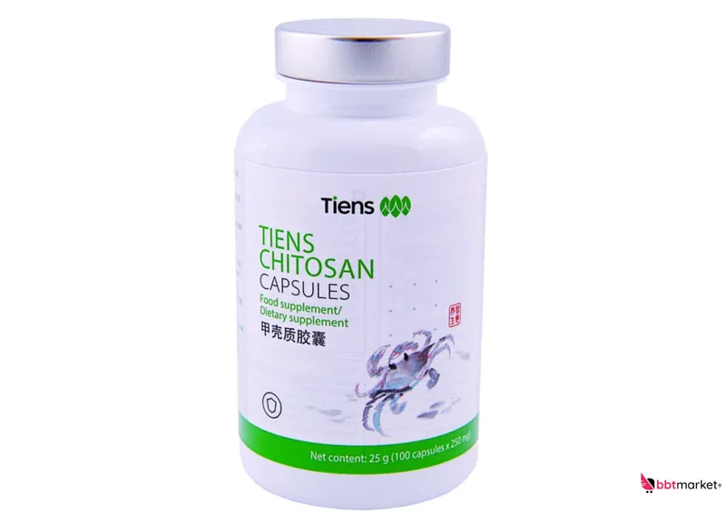 Tiens Chitosan Kapseln detoxen Entgiftung gesunde Ernährung - 25 g / 100 Kapseln