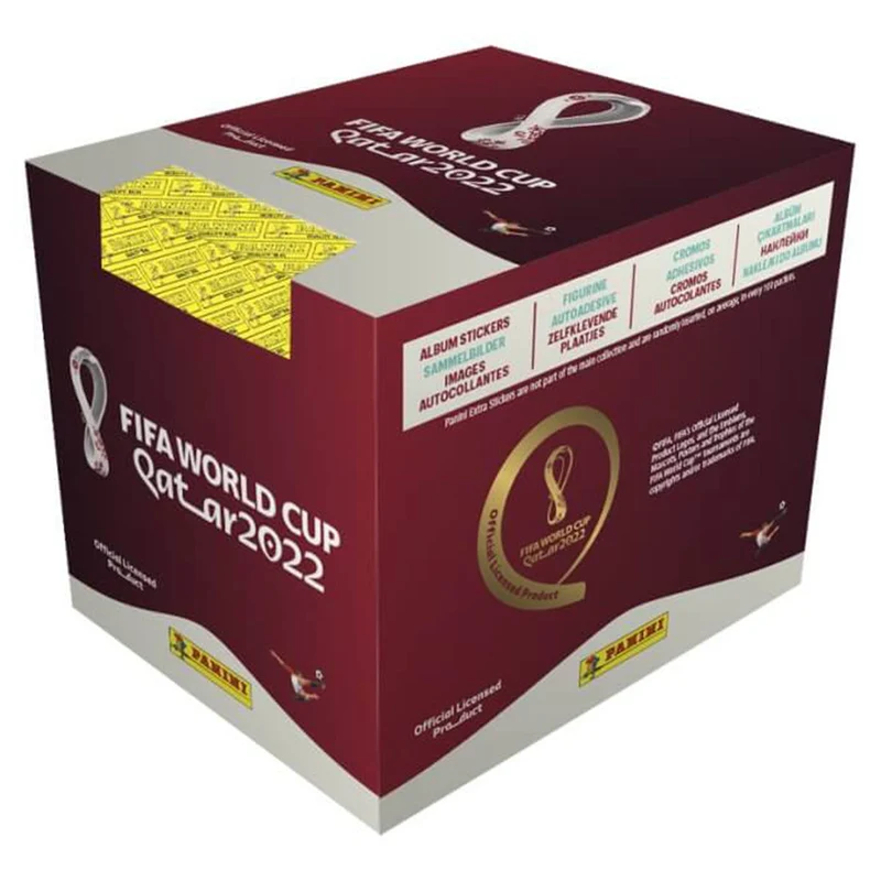 PANINI 2022 FIFA World Cup Qatar Sticker Collection Display Box