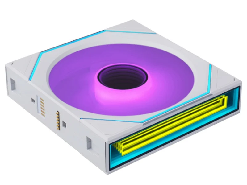 Lian Li Uni Fan SL Infinity Flex 2.4GHz Wireless 120mm ARGB Fan - White (12SLIN1F1W)
