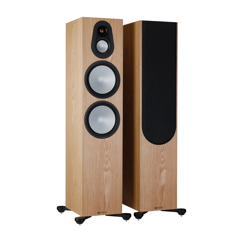 Monitor Audio Silver 500 7G Floorstanding Speaker - Ash - Each