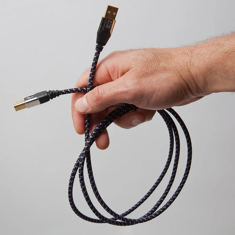 Analysis Plus Purple Plus USB Cable - USB-A to USB-B - 2.0 Meter