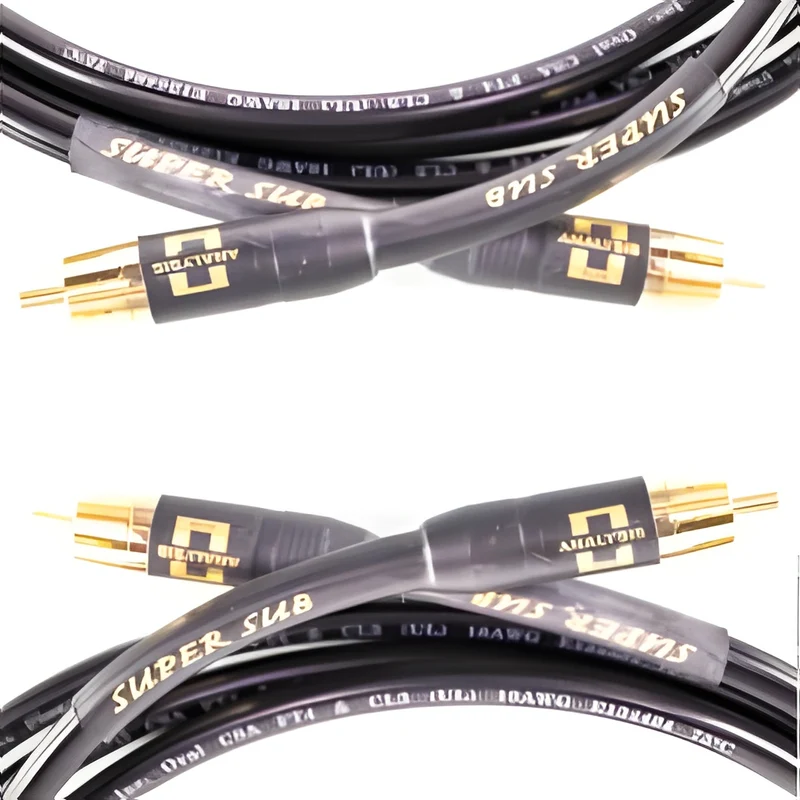 Analysis Plus Super Sub Oval Subwoofer Cable - 1.5 Meter - RCA