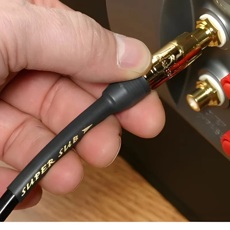Analysis Plus Super Sub Oval Subwoofer Cable - 1.5 Meter - RCA