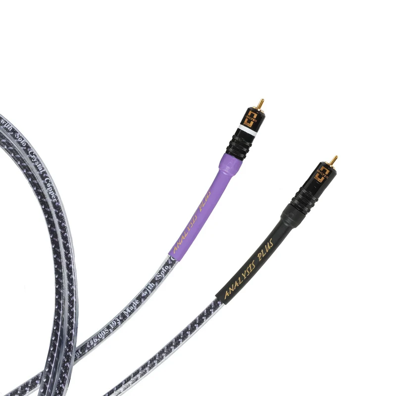 Analysis Plus Solo Crystal Oval Interconnect Cable - 2.0 Meter - RCA to RCA - Pair