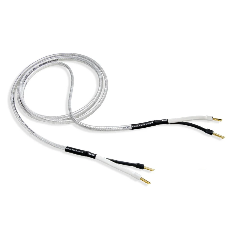 Analysis Plus Silver Oval 2 Speaker Cable - 6 Foot - Spade to Spade - Pair