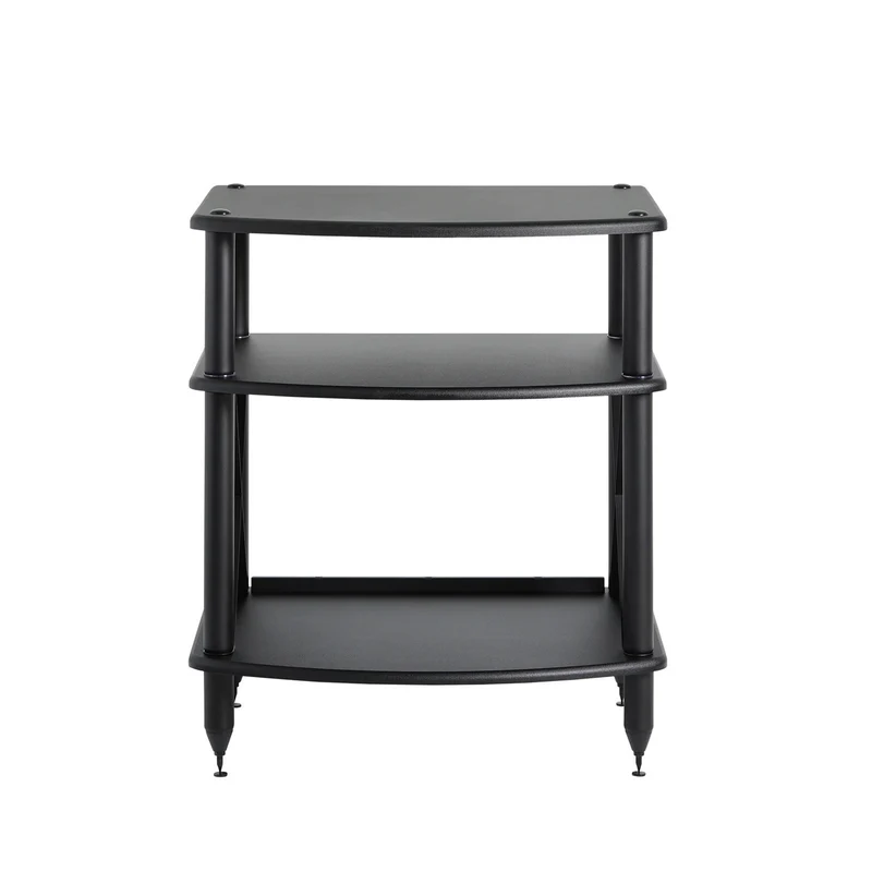 Pangea Audio Turntable Stand with Vinyl Record Storage - Black