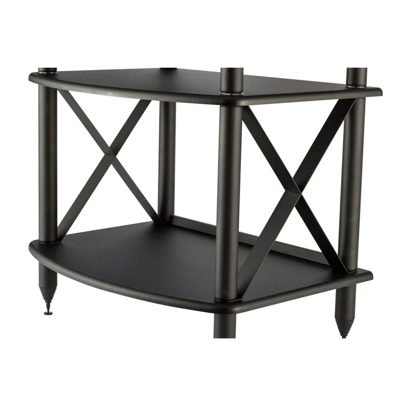 Pangea Audio Turntable Stand with Vinyl Record Storage - Black
