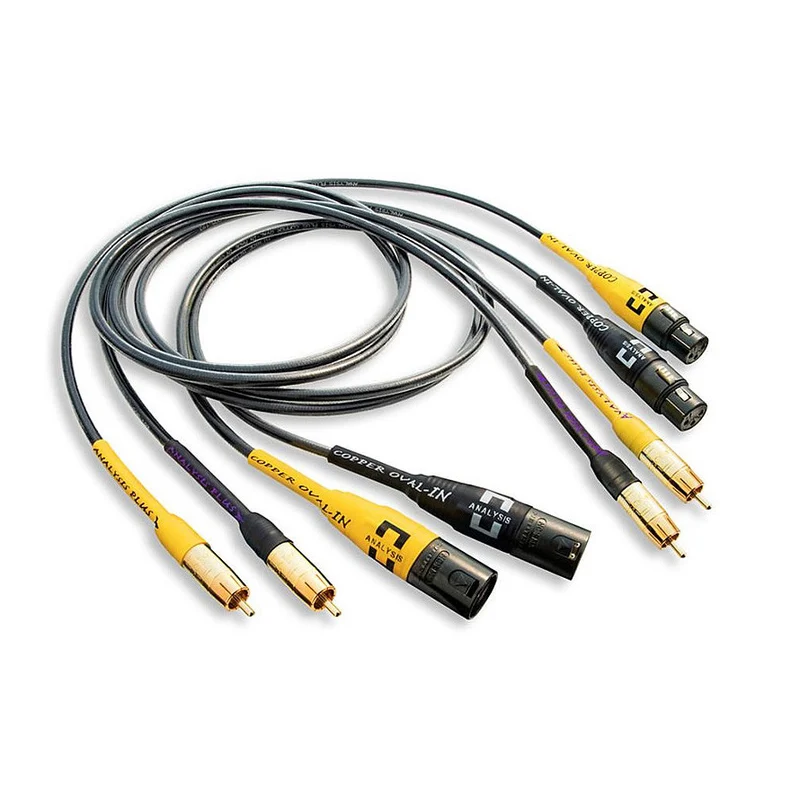 Analysis Plus Copper Oval Interconnect Cable - 1.0 Meter - XLR to XLR - Pair