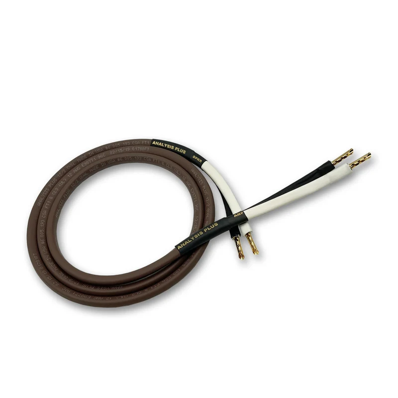 Analysis Plus Chocolate Oval Speaker Cable