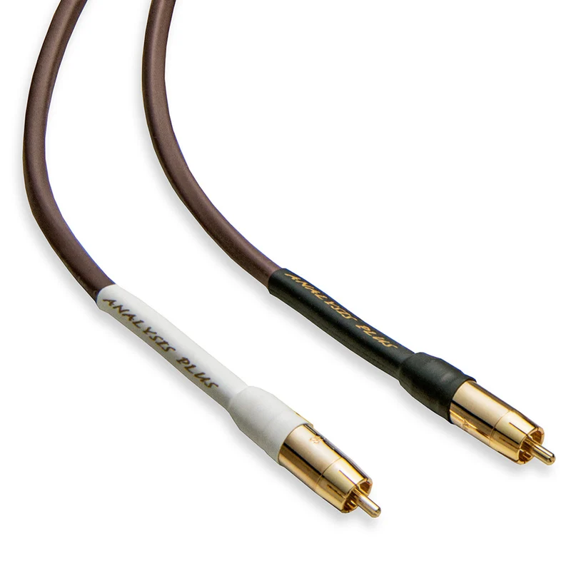 Analysis Plus Chocolate Oval Interconnect Cable - RCA to RCA