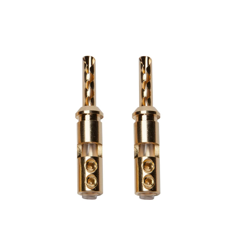 AudioQuest Type 8 Speaker Cable - PREMIUM No Frills Termination - 30 Foot Pair - Bi-Wire Bananas to Spades