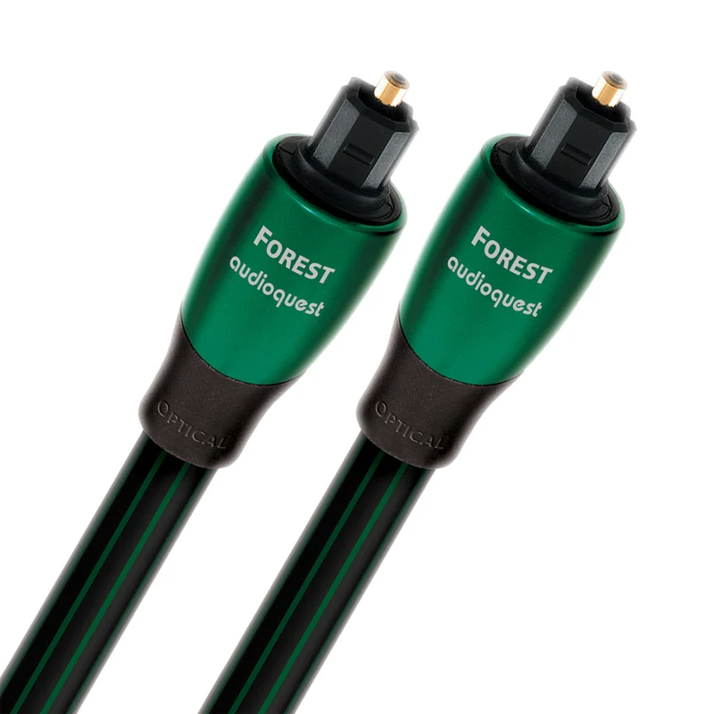 AudioQuest Forest Toslink Fiber Optic Digital Cable + Mini Adaptor - 0.75 Meter