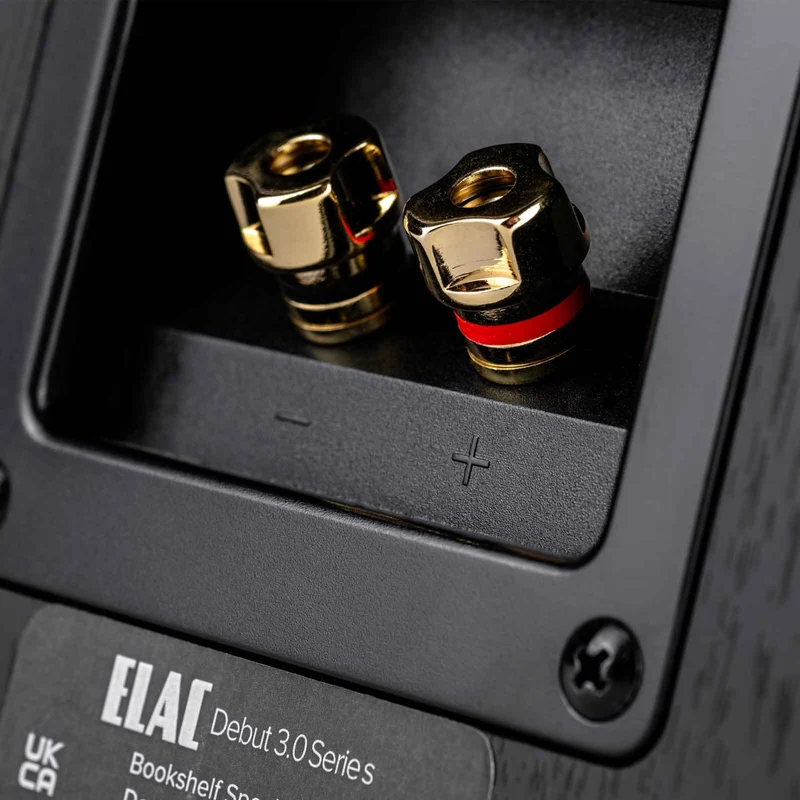 ELAC Debut 3.0 B6.3 Bookshelf Speakers - Black - Pair